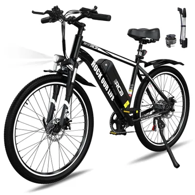 Produktbild von RCB E Bike RK15,Elektrofahrrad 26 Zoll mit 10.4Ah 36V Lithium-Akku,Elektrofahrrad für Erwachsene für Damen und Herren,7-Gäng,Reichweite bis zu 35-90Km