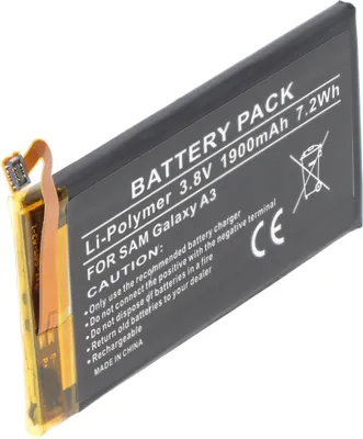 Produktbild von EB-BA300ABE Ersatz-Akku für Samsung Galaxy A3 3,8 Volt 1900mAh