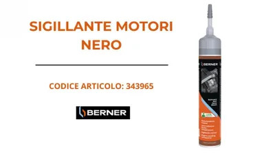 Immagine prodotto di Berner Sigillante per motore cartuccia per sigillare in tutte le applicazioni che richiedono resistenza alle alte temperature 200 ml
