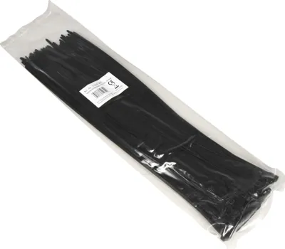 Produktbild von Kabelbinder McPower, schwarz, 370x3,6 mm, 100er-Beutel