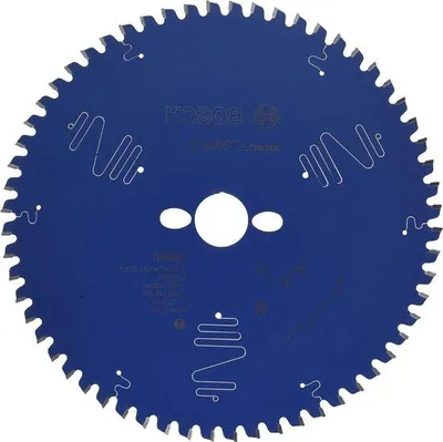 Image de Lame de scie circulaire pour bois - 254 x 30 x 24 mm - 60 dents - Accessoire pour outils à bois