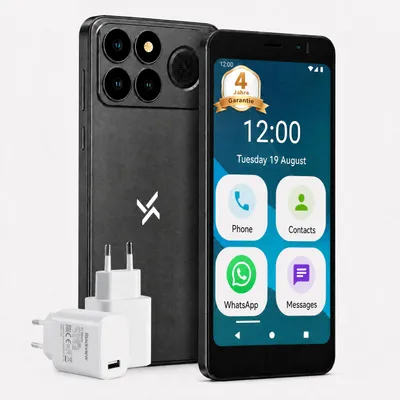 Produktbild von 2026 NOTE 10 Ohne Vertrag 4G Seniorenhandy, 2900mAh, 12+32GB/512GB, Face ID, Geschenk, kratzfest, Augenschutz, Einfach zu bedienen
