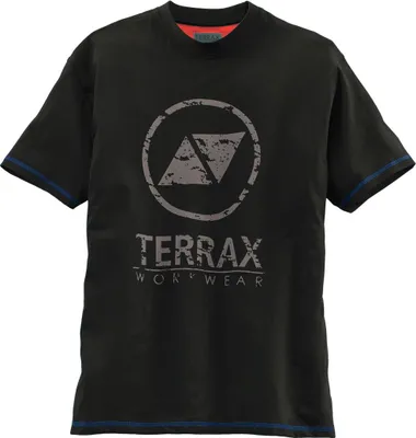 Immagine prodotto di Maglietta TERRAX WORKWEAR Uomo, Nero/Royal, taglia:XL, colore:Nero/Royal