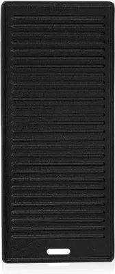 Produktbild von Famanu Grillplatte Gusseisen 45 x 19,5 cm - Wendeplatte emailliert, für BBQ und Grill