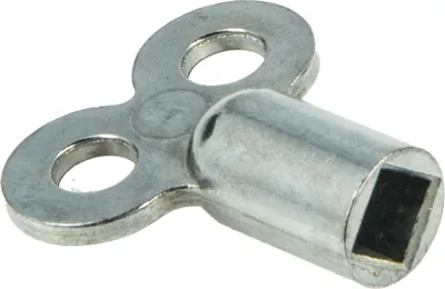 Produktbild von tecuro Metall-Heizkörper-Entlüftungsschlüssel, 4-Kant mit 5 mm, lange Ausführung