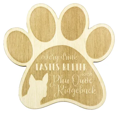 Productafbeelding van Art-Dog Onderzetter – Phu Quoc Ridgeback