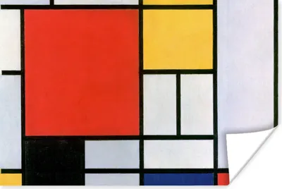 Produktbild von MuchoWow® Poster Kunst - Mondrian - Alte Meister 60x40 cm - Schlafzimmerdekoration