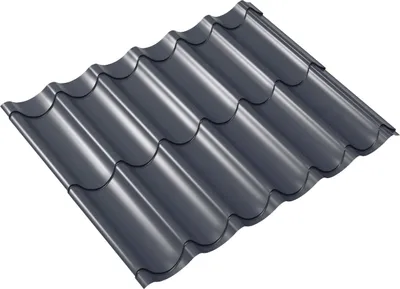 Produktbild von Weckman Metallziegel 80 x 106 cm 0,5 mm anthrazit