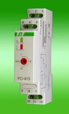 Obrázek produktu pro F&F PO-415 Časově zpožděné sestupné relé 230V AC 10A Časové relé