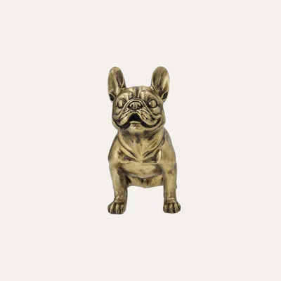Produktbild von KEYHOMESTORE | Batdog dekorativer Hund aus Harz h. 32×30×18cm