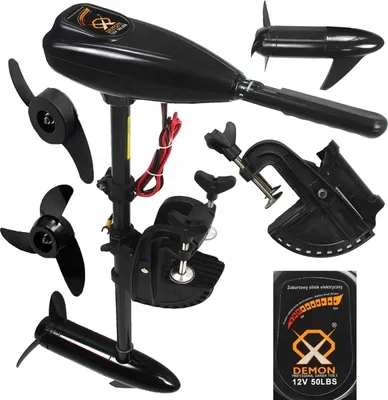 Produktbild von Elektro Aussenborder 12V 50lbs Bootsmotor Außenbordmotor Elektrobootsmotor Fischerbootmotor Elektromotor Außenborder Für Pontoon