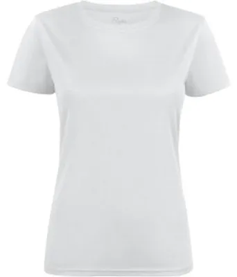 Image de T-shirt de sport pour femmes, marque Printer RED, modèle ET817 (taille S), couleur blanche
