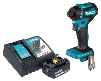Produktbild von Makita DDF 083 RM1 Akku Bohrschrauber 18 V 40 Nm 1/4'' Brushless + 1x Akku 4,0 Ah + Ladegerät