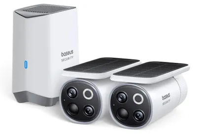 Produktbild von Baseus Security S1 Pro Outdoor Dual Kamera 3K Kit Weiß EU