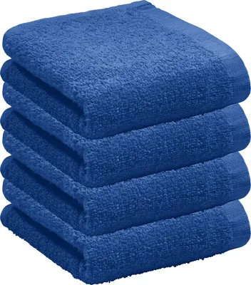 Produktbild von REDBEST Gästetuch Oceanside" 4er-Pack royalblau 30x50 cm"