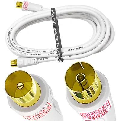 Produktbild von 1,8 m Antennen-Kabel 135db Koaxial-Kabel Koax-Kabel 8K 4K HD TV LED LCD OLED