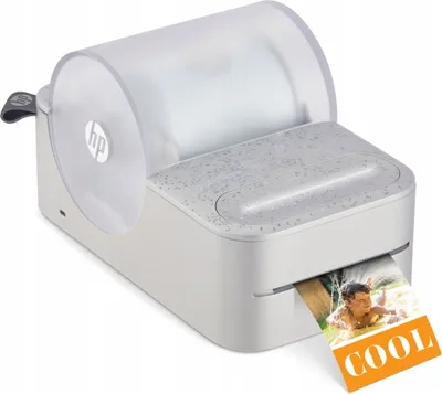 Produktbild von Foto- und Etikettendrucker – HP – SPROCKET PANORAMA WHITE – Druckt 2 x 0,5 – 9 auf Zink-Klebepapier