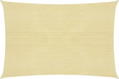 Image de Voile d'ombrage 160 g/m² Beige 4x7 m HDPE