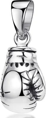 Produktbild von MATERIA by Matthias Wagner Herren Kettenanhänger Boxhandschuh - aus 925 Sterling-Silber antik KA-45
