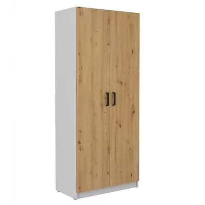 Produktbild von MABAKA Regalschrank – Breite 80 cm, grau / Eiche Artisan