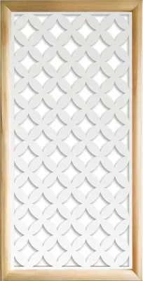 Produktbild von ROMBI - Moduli Decorativi in holz e PVC 73x148 cm weiß