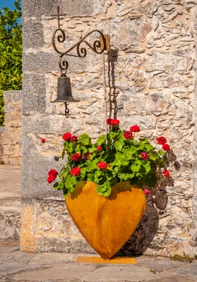Produktbild von 40x40 cm Herzen Deko - Ideal für Garten oder Haustür