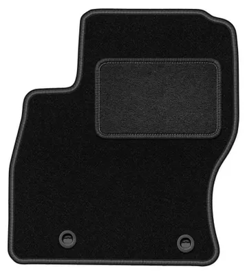 Obrázek produktu pro Velurový kobereček řidiče pro: Ford Focus MK2 2004-2011 (kombi/sedan/hatchback) – 1 ks, černý, na míru – Wielganizator LUX