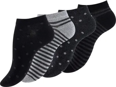 Produktbild von Vincent Creation® Sneaker Socken "Dot´s and Stripes" 8 Paar 39-42
