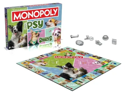 Obrázok produktu pre Gra planszowa Monopoly Psy Edycja 2025 dla 2-6 graczy
