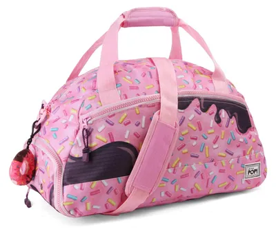Sporttas, rosa, 51x28 cm, 33,5 l, mit Schuhfach