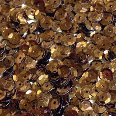Produktbild von Oblique Unique 1400 Pailletten Konfetti gewölbt braun