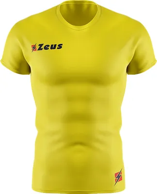 Produktbild von L GIALLO|Zeus Fisiko Baselayer Kurzarm Funktionsshirt gelb