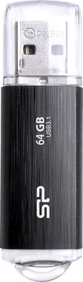 Produktbild von STICK USB3.1 64GB Silicon Power B02 Black
