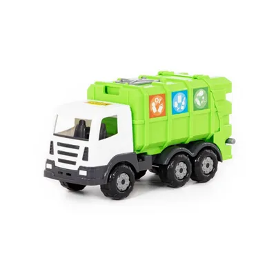 Produktbild von Müllwagen SuperTruck, grün, Spielzeugmüllwagen