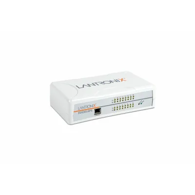 Produktbild von Lantronix EDS3000PS, AC, 20 W, 100 - 240 V, 50/60 Hz, SSL/TLS, SHA-2, SHA-1, MD5, RSA, 227 mm