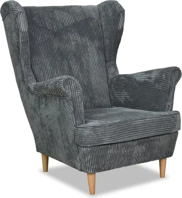 Immagine prodotto di Family Meble Poltrona con braccioli Bonito Poltrona relax in stile scandinavo Comoda poltrona in velluto a coste Poltrona da salotto Poltrona da TV Per soggiorno, camera da letto e ufficio (Anafi 3)