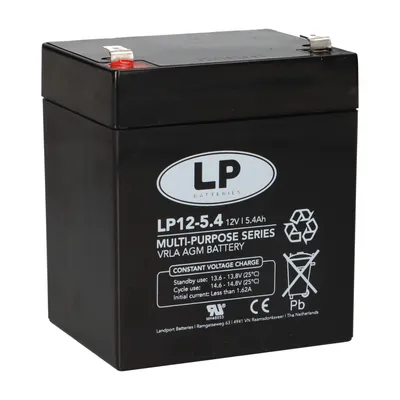 Obrázok produktu pre Olovená batéria Landport 12V 5,4Ah AGM NSA LP12-5,4 T2