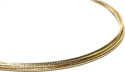 Produktbild von Kette 925/- vergoldet u diamantiert 3reihig 45 cm Halsreif
