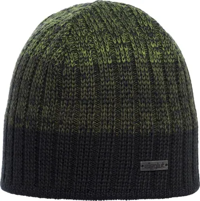 Produktbild von Eisglut Strickmütze Griffina XL aus Wolle mit Fleece-Innenband, grün, Gr. Einheitsgröße