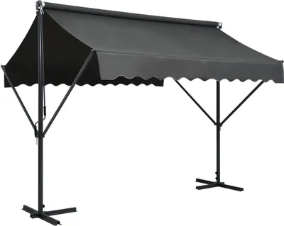 Produktbild von Freistehende Markise 300x300 cm Anthrazit