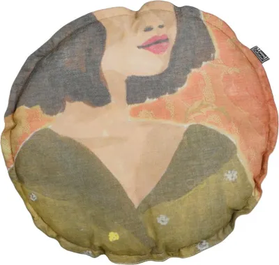 Produktbild von Mica Kissen Dame grün 12 x Ø 40 cm