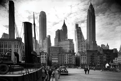 Image de New York - Quayside - 61x91cm - Affiche Poster
