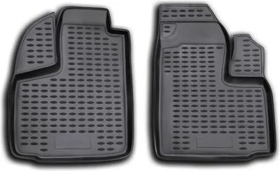 Produktbild von Fussmatten Set Element TPE Gummi 3D, wasserdicht, hoher Rand, rutschfest, passgenau – kompatible mit FIAT DoBlo Cargo, 2001->, 2 tlg.