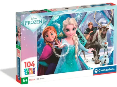 Zdjęcie produktu dla CLE puzzle 104 SuperKolor Frozen 25045