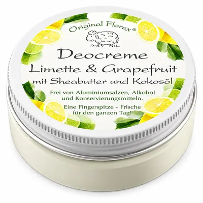Produktbild von Florex Deocreme 40ml Limette & Grapefruit