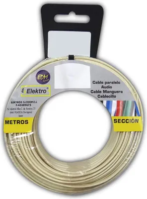 Productafbeelding van Edm telefoonkabel, 5 meter, wit. Wit, one size