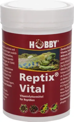 Obrázok produktu pre Hobby Reptix Vital, vitamínový prášok pre plazy, 120 g