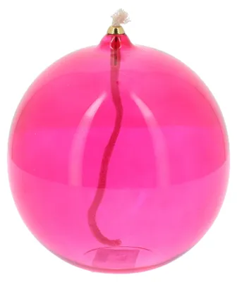 Immagine prodotto di Lampada a olio in vetro rosa, 13 cm -