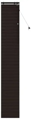 Obrázok produktu pre vidaXL žalúzie, tmavohnedé, 45 x 250 cm, 35 mm, vyrobené z masívneho dreva paulownia