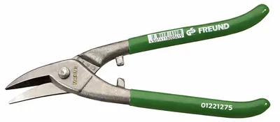 Produktbild von FREUND Lochschere Nr 01221275 links Klempner Blechschere Schere Dachdecker Profi
